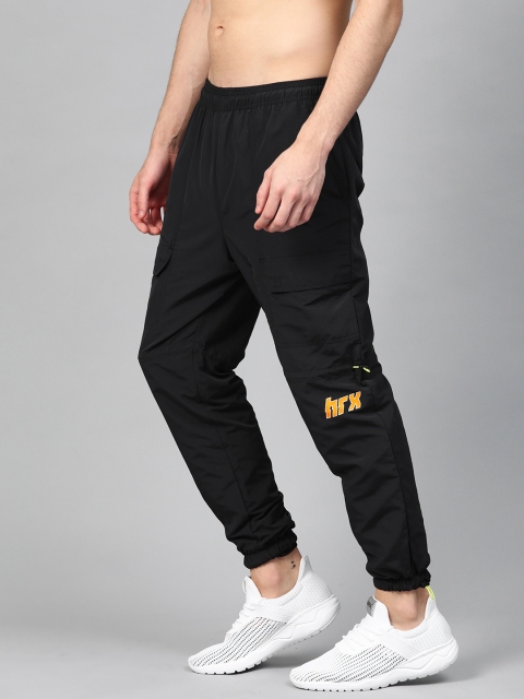 

HRX by Hrithik Roshan Men Jet Black Solid Regular Fit Rapid-Dry Lifestyle Jogger