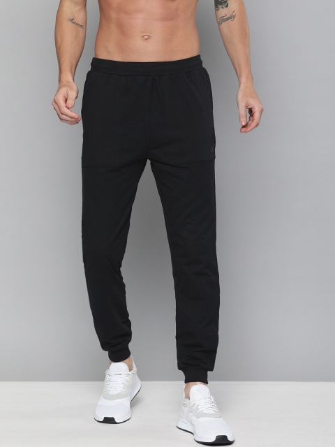

HRX by Hrithik Roshan Men Jet Black Solid Slim Fit Bio-Wash Antimicrobial Lifestyle Jogger