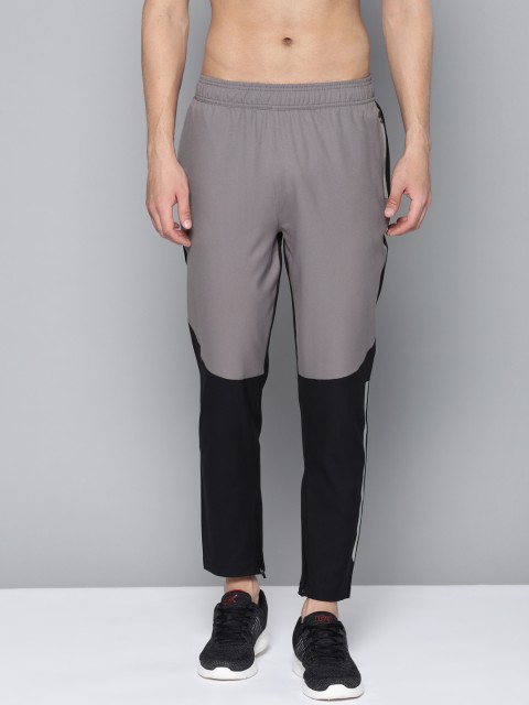 

HRX by Hrithik Roshan Men Jet Black Slim Fit Antimicrobial Rapid-Dry Training Track Pants