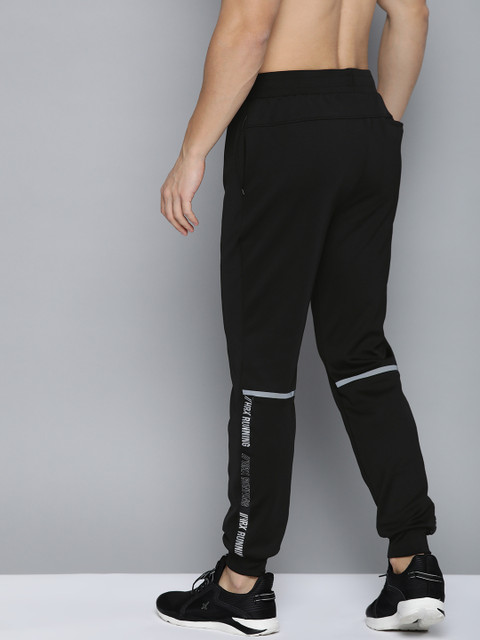 

HRX by Hrithik Roshan Men Jet Black Solid Slim fit Rapid-Dry Antimicrobial Running Jogger