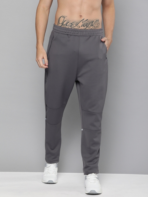 

HRX by Hrithik Roshan Men Shark Regular Fit Antimicrobial Rapid-Dry Training Track Pants, Grey