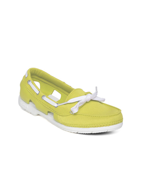 

Crocs Women Yellow Boat Shoes