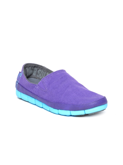 

Crocs Women Purple Slip-On Sneakers