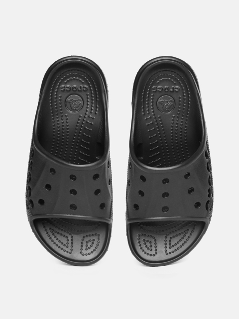 

Crocs Unisex Black Baya Sliders