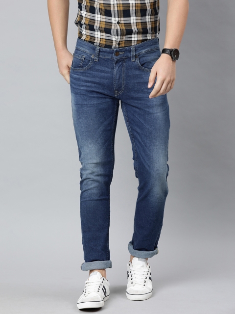 

SPYKAR Men Blue Rover Slim Fit Mid-Rise Clean Look Stretchable Jeans