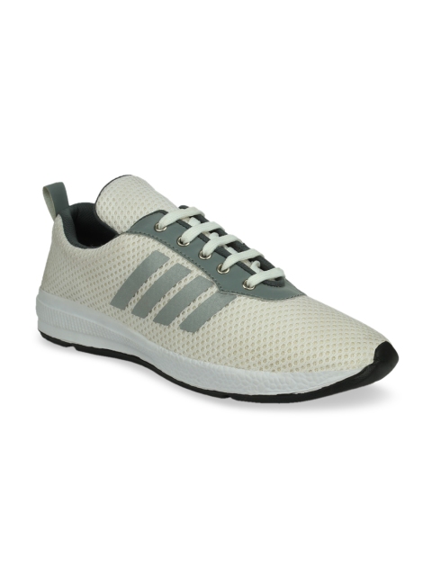 

Fashion Victim Men Cream-Coloured Solid Sneakers