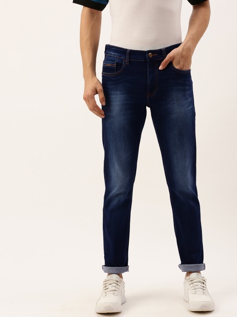 

The Indian Garage Co Men Blue Slim Fit Mid-Rise Clean Look Jeans