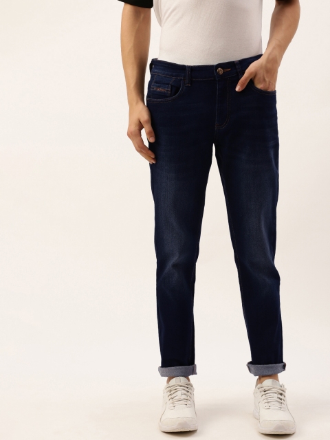 

The Indian Garage Co Men Blue Slim Fit Mid-Rise Clean Look Stretchable Jeans