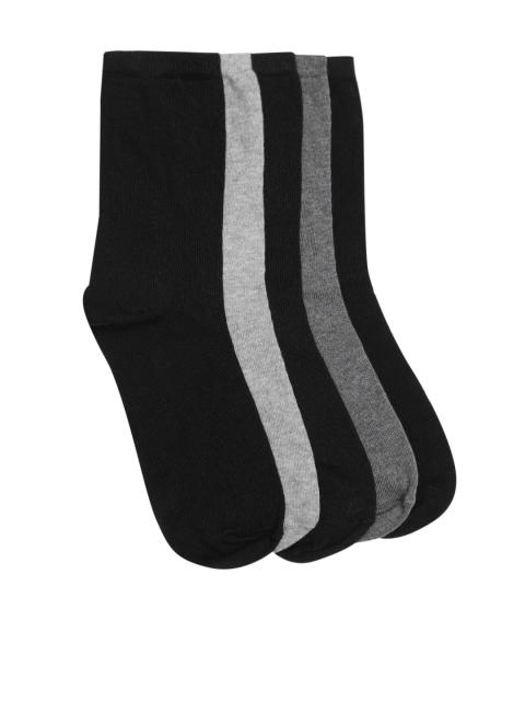 

Marks & Spencer Women Pack of 5 Ankle-Length Socks, Grey