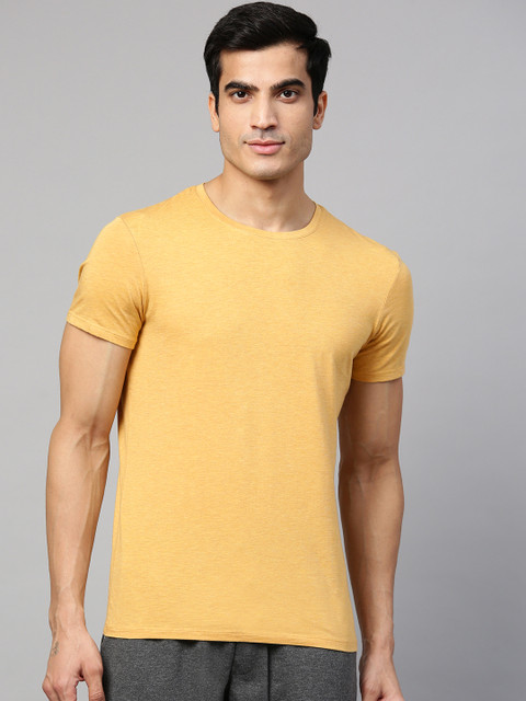 

Marks & Spencer Men Mustard Yellow Solid Innerwear Vest