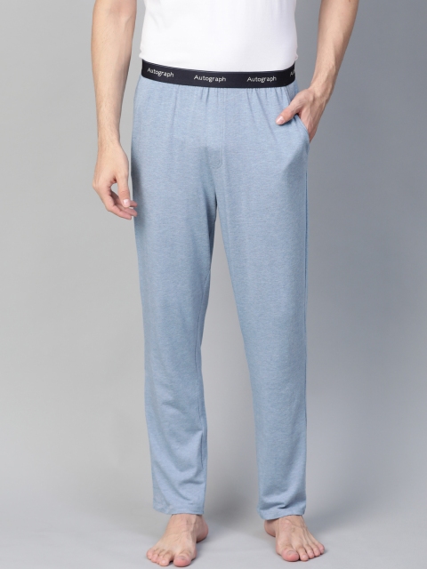 

Marks & Spencer Men Blue Solid Lounge Pants
