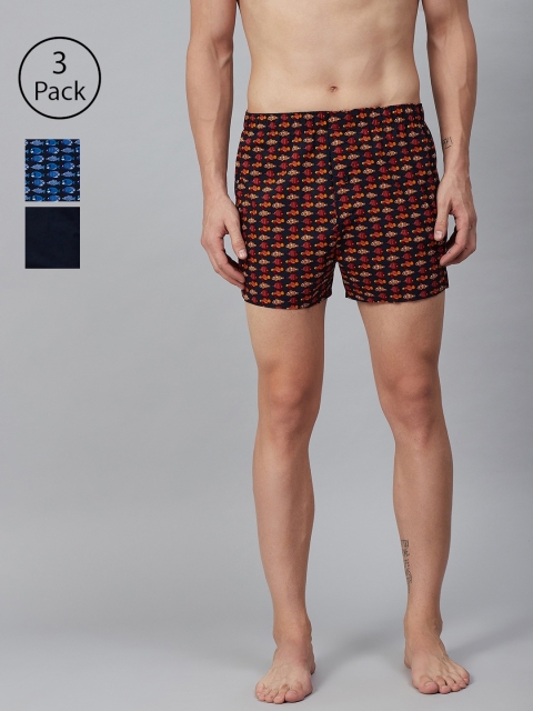 

Marks & Spencer Men Pack Of 3 Boxers, Navy blue