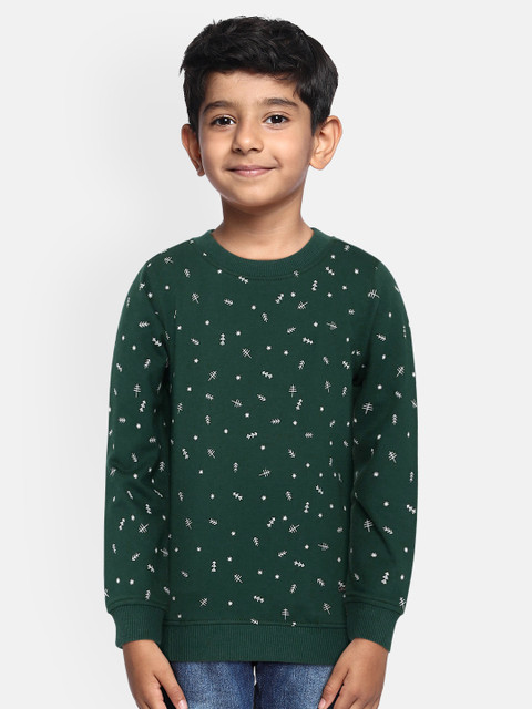 

Allen Solly Junior Boys Teal Printed Sweatshirt