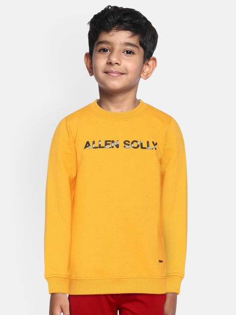 

Allen Solly Junior Boys Yellow Printed Sweatshirt