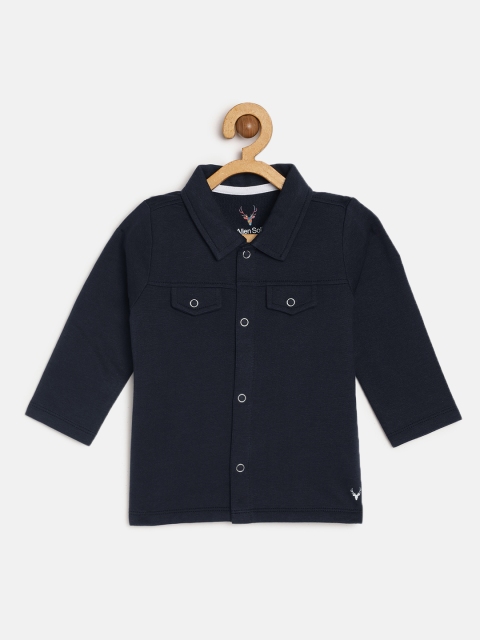 

Allen Solly Junior Boys Black Regular Fit Solid Casual Shirt