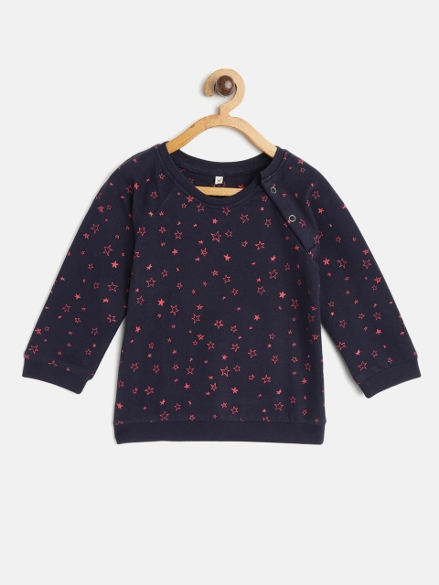 

Allen Solly Junior Boys Navy Blue & Pink Star Print Sweatshirt