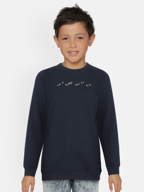 

Allen Solly Junior Boys Navy Blue Printed Sweatshirt