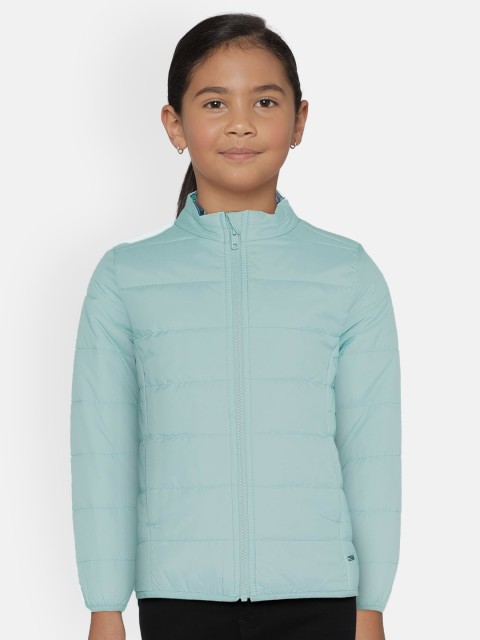 

Allen Solly Junior Girls Green Solid Puffer Jacket