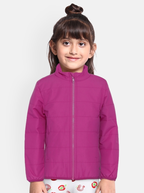 

Allen Solly Junior Girls Pink Solid Puffer Jacket