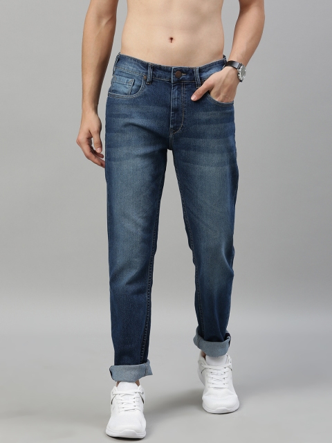 

HERE&NOW Men Blue Slim Fit Mid-Rise Clean Look Jeans