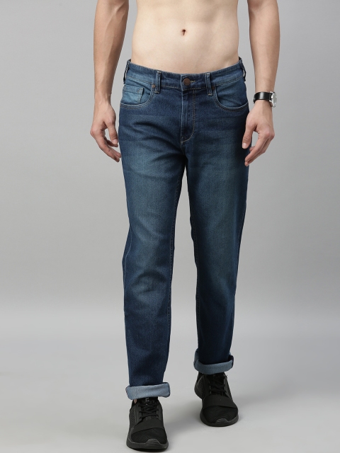 

HERE&NOW Men Blue Slim Fit Mid-Rise Clean Look Stretchable Jeans