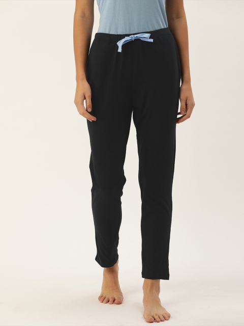 

DressBerry Women Black Solid Lounge Pants