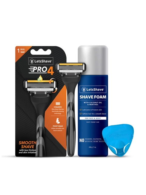 

LetsShave Men Pro 4 Razor Trial Kit, Blue