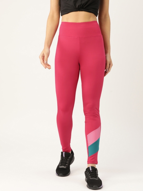 

DressBerry Women Pink Solid Tights