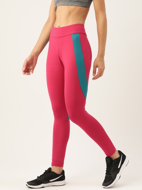 

DressBerry Women Pink Solid Tights