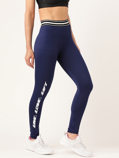 

DressBerry Women Navy Blue Solid Tights
