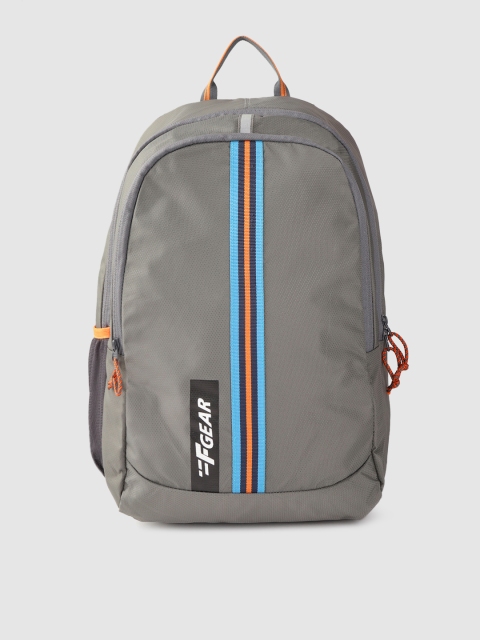 

F Gear Unisex Grey Self Design 15 Inch Laptop Backpack