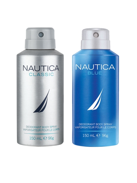 

Nautica Men Set Of Blue Deodorant And Classic Deo