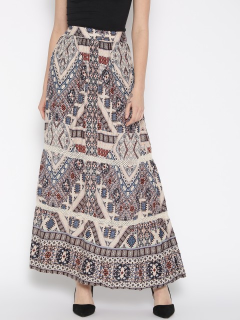 

ONLY Multicoloured Printed Flared Skirt, Multi