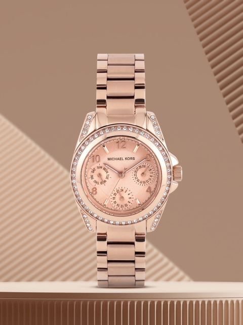 

Michael Kors Women Rose Gold-Toned Dial Watch MK5613I