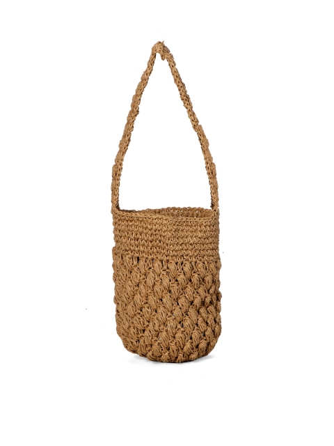 

Diwaah Beige Woven Design Tote Bag