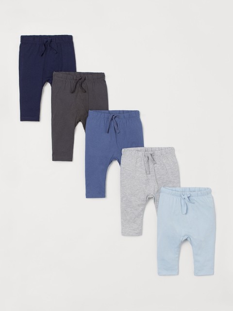 

H&M Boys Multicoloured 5-Pack Cotton Sustainable Trousers, Multi
