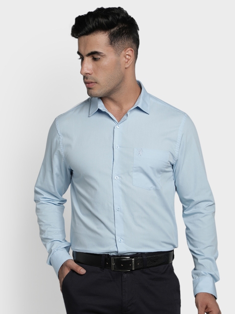 

Red Tape Men Blue Regular Fit Solid Formal Shirt