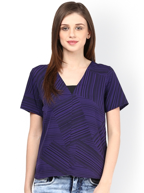 

Harpa Navy Top, Purple