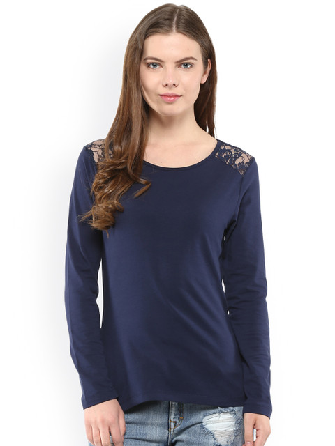 

Harpa Navy Top, Navy blue
