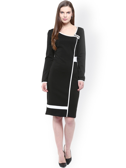 

Harpa Black Sheath Dress