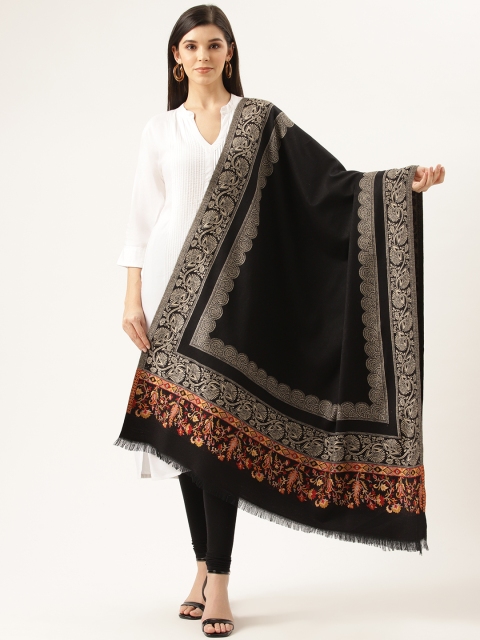 

Monte Carlo Women Black Solid Shawl