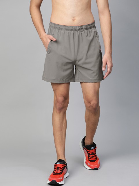 

HRX by Hrithik Roshan Men Steel Grey Solid Rapid-Dry Running Shorts