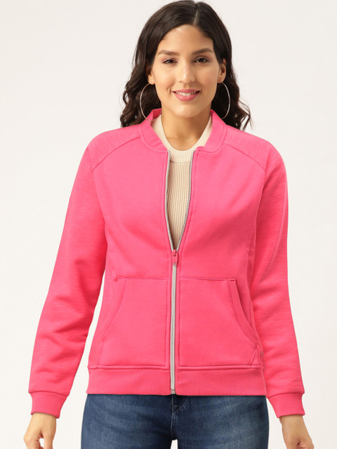 

Monte Carlo Women Pink Solid Sweatshirt