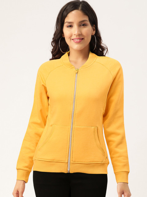 

Monte Carlo Women Yellow Solid Sweatshirt