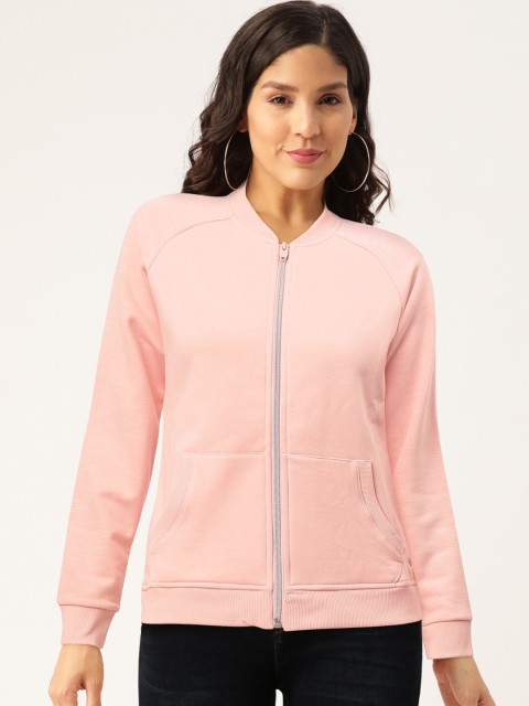 

Monte Carlo Women Pink Solid Sweatshirt