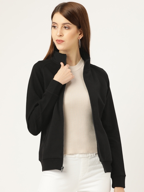 

Monte Carlo Women Black Solid Sweatshirt