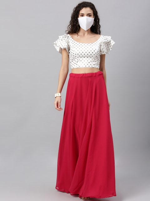

Bollywood Vogue Red Made to Measure Lehenga Blouse