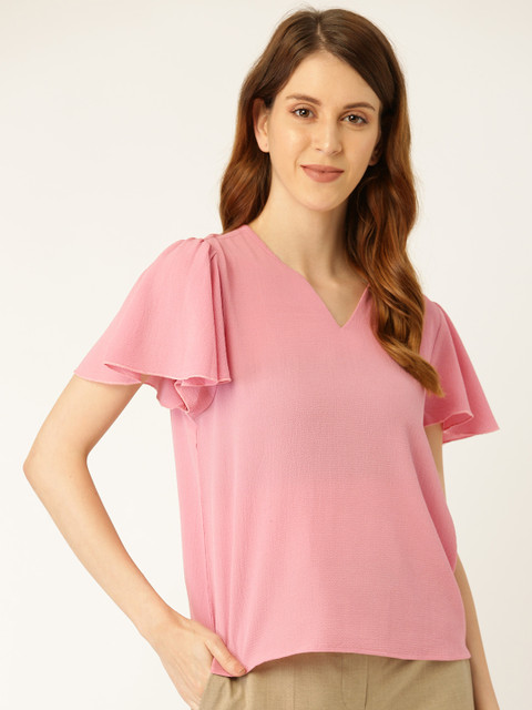 

her by invictus Women Pink Solid Top