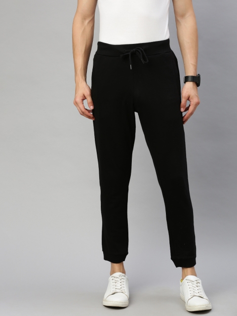 

WROGN Men Black Slim Fit Solid Joggers