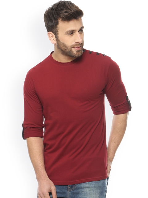 

GRITSTONES Maroon T-shirt